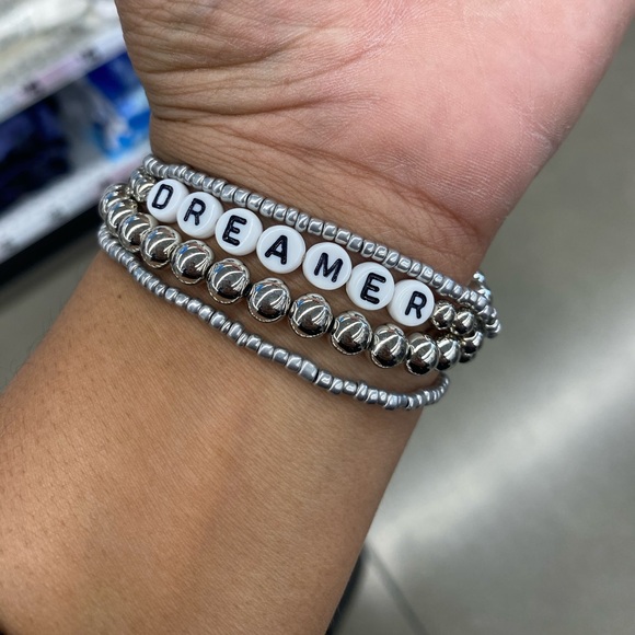 Personalized Beaded Name Bracelet, help support a child Independent business